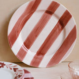 Stripes Ceramic Dinner Plate