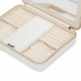 Maria Large Zip Case: White