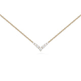 Melissa Kaye - Aria V Necklace Mini