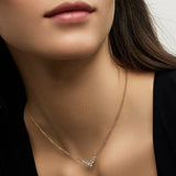 Melissa Kaye - Aria V Necklace Mini