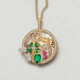 Loquet - October Birthstone Charm - Tourmaline