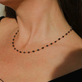 Ivarene- Bird Mini Black Pearl Necklace