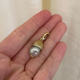 Jenna Blake - Acorn Charm, Mother of Pearl