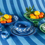 Anna Reverse Blue Espresso Cup, Set of 4