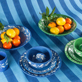 Carolina Irving & Daughters Anna Reverse Blue Dinner Plate
