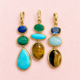 Jenna Blake - Totem Charm- Lapis, Malachite, Turquoise