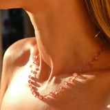 Ivarene- Melrose Strawberry Quartz Necklace