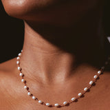 Ivarene- Bird Mini White Pearl Necklace