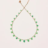 Ivarene- Evergreen Drops and Beads Chrysoprase Necklace