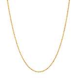 Buddha Mama: 1.5MM Disco Ball Chain 22K Gold