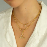 Harwell Godfrey - 18" Mini Diamond Hexagon Foundation Rolo Chain