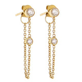 Devon Woodhill - Deluxe Diamond Chain Earings