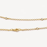 Loquet - Helios Heritage Round Diamond Locket 18k & Diamond Gold Necklace 18"