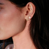 Diamond Horseshoe Earrings