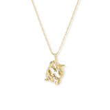 Brent Neale - Small Zodiac Pendant on 16” Chain - Pisces