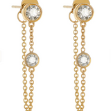 Devon Woodhill - Deluxe Diamond Chain Earings