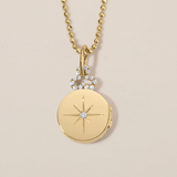 Devon Woodhill - Mini North Star Round Locket