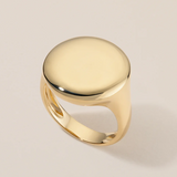 Devon Woodhill - 'Halo' Solid Gold Signet Ring