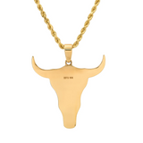 ESTABLISHED - Mini Gold Bull Head Pendant
