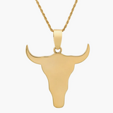 ESTABLISHED - Mini Gold Bull Head Pendant
