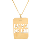 ESTABLISHED - Mini Stone Inlay Mama Tried 16” Franco Chain