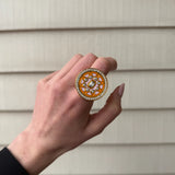 Buddha Mama: Mandala Clementine Enamel Ring