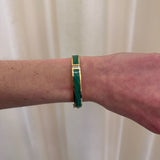 Established - Oval Inlay Lockdown Bangle