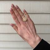 Buddha Mama: Pink Mandala Coin Ring