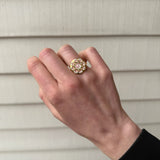 Buddha Mama: Pink Mandala Coin Ring