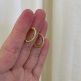 Established - 18mm Rope Huggie Hoops