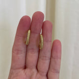 Established - 18mm Rope Huggie Hoops