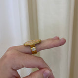 Buddha Mama: Mandala Clementine Enamel Ring
