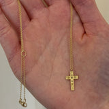 Brooke Gregson - Diamond Cross Necklace (small)