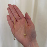 Brooke Gregson - Diamond Cross Necklace (small)