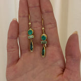 Brooke Gregson - Calder Tourmaline Emerald Earrings