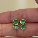 Brooke Gregson - Double Orbit Emerald Earrings