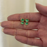 Brooke Gregson - Double Orbit Emerald Earrings
