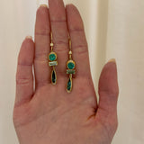 Brooke Gregson - Calder Tourmaline Emerald Earrings