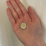 Lucy Delius - Diamond Portrait Pendant (Modern Finish)