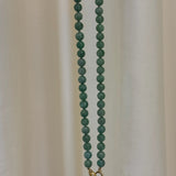 Jade Ruzzo - Jade Bead Necklace with Gilda Clasp