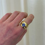 Jade Ruzzo - Markie Ring Blue Sapphire Round