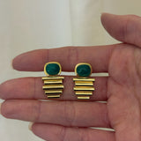 Jade Ruzzo - Lina Earrings Emerald