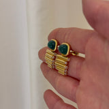 Jade Ruzzo - Lina Earrings Emerald