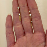Devon Woodhill - Classic Diamond Chain Earrings in 14k Gold