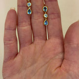 Devon Woodhill - Blue Topaz Deluxe Raindrop Earrings