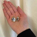 Devon Woodhill - Medium Trefoil Round Locket