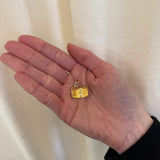 Classic Diamond Trefoil Pillow Locket