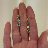 Devon Woodhill - Blue Topaz Deluxe Raindrop Earrings