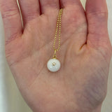 Devon Woodhill - Morning Star Charm - White Agate