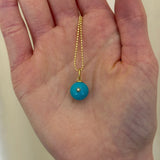 Devon Woodhill - Morning Star Diamond Charm - Turquoise